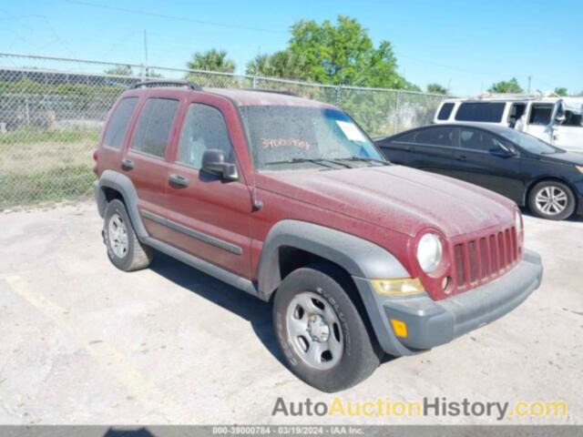 JEEP LIBERTY SPORT, 1J4GL48K26W229461