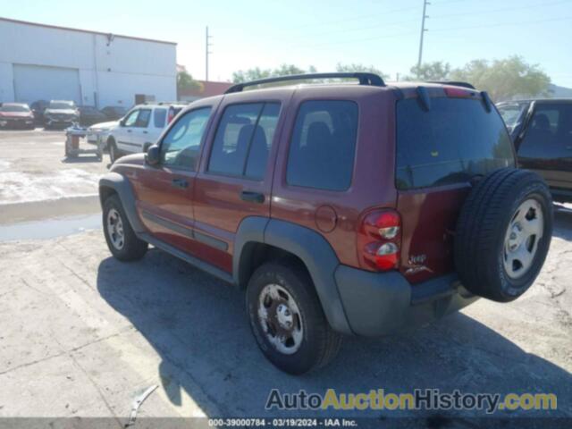 JEEP LIBERTY SPORT, 1J4GL48K26W229461