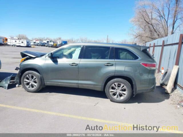 TOYOTA HIGHLANDER XLE V6, 5TDJKRFHXES023743