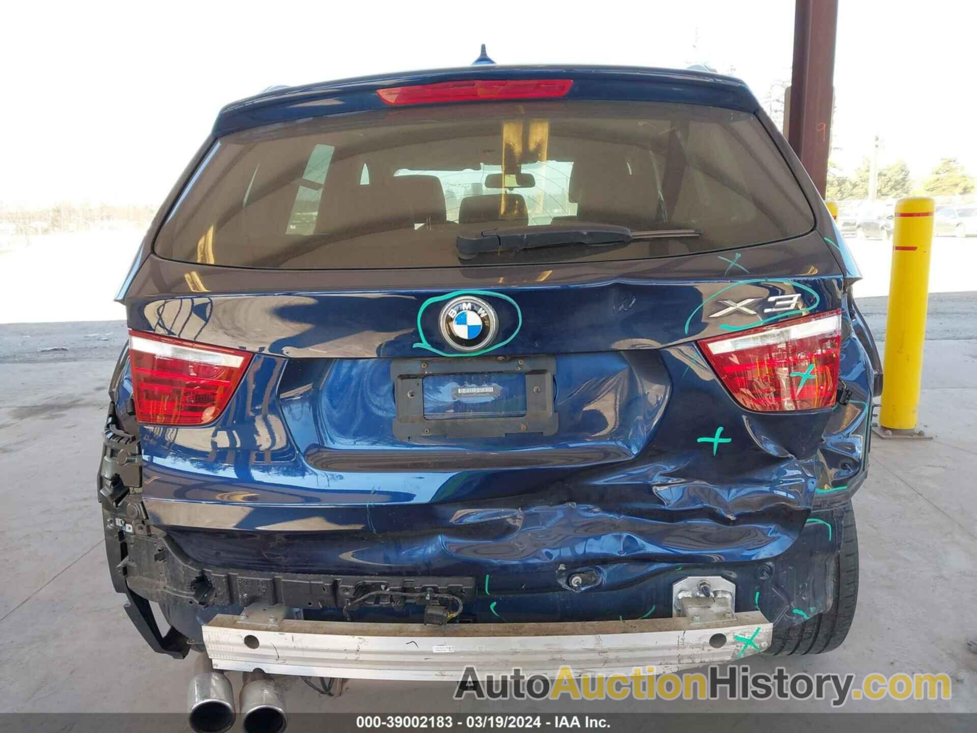 BMW X3 XDRIVE28I, 5UXWX9C31H0W80355