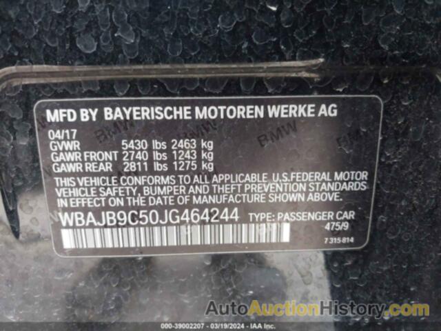 BMW M550XI, WBAJB9C50JG464244