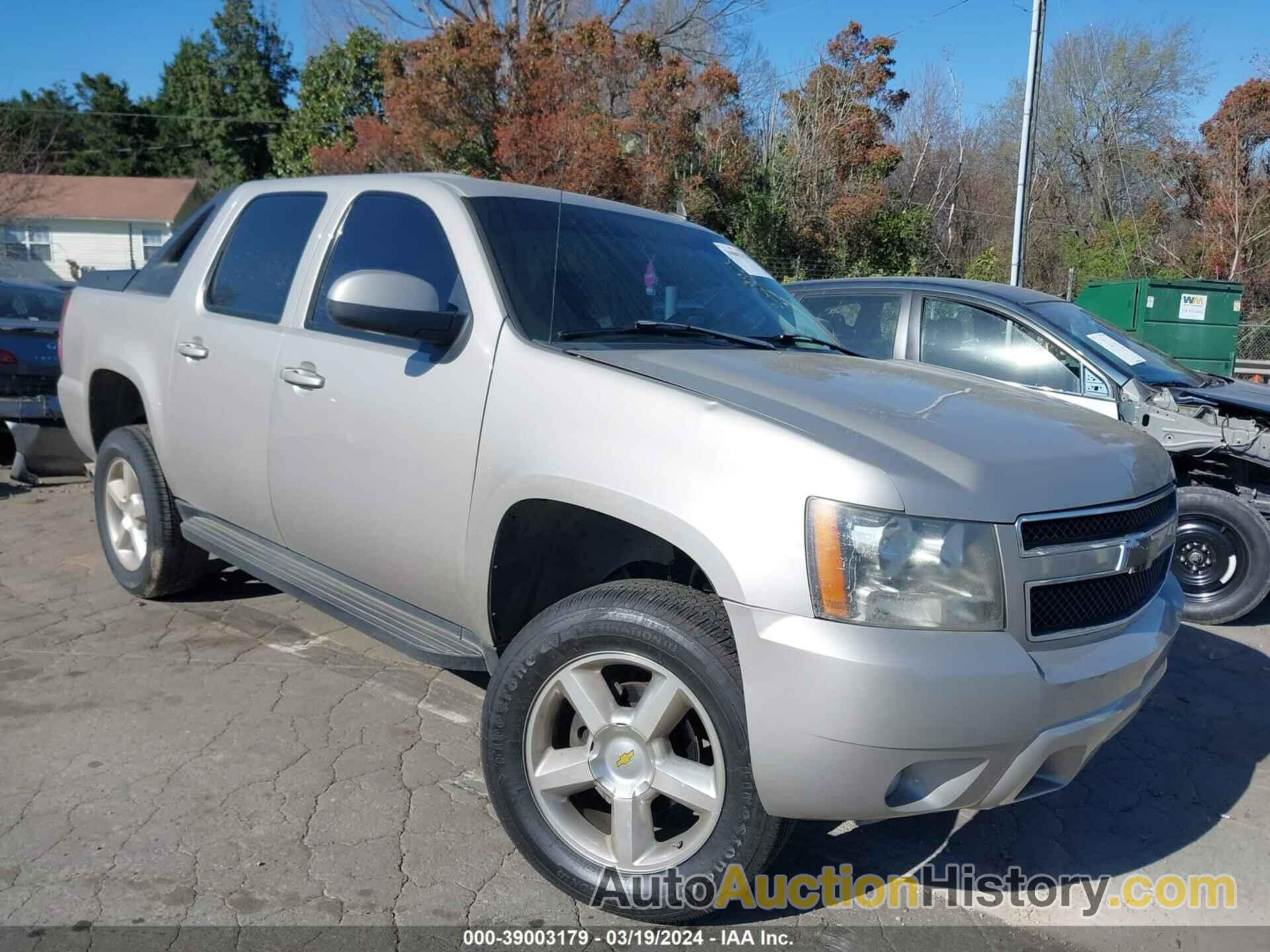 CHEVROLET AVALANCHE 1500 LT, 3GNFK12307G291095