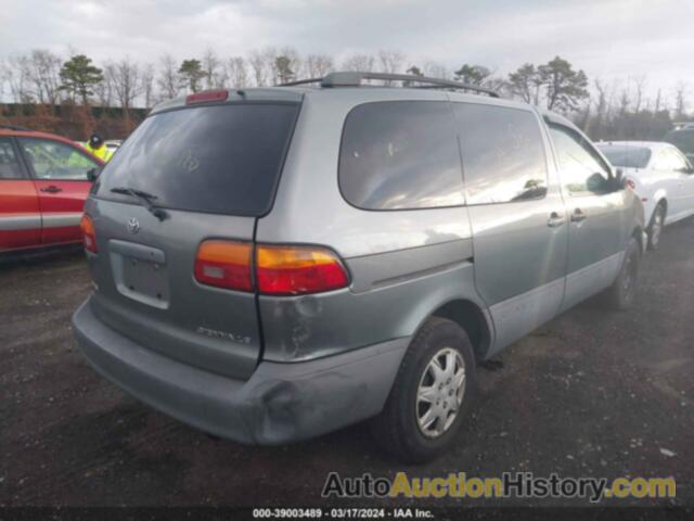 TOYOTA SIENNA LE, 4T3ZF13C0YU209621