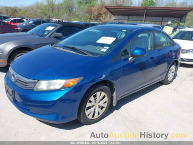 HONDA CIVIC LX, 2HGFB2F52CH510998