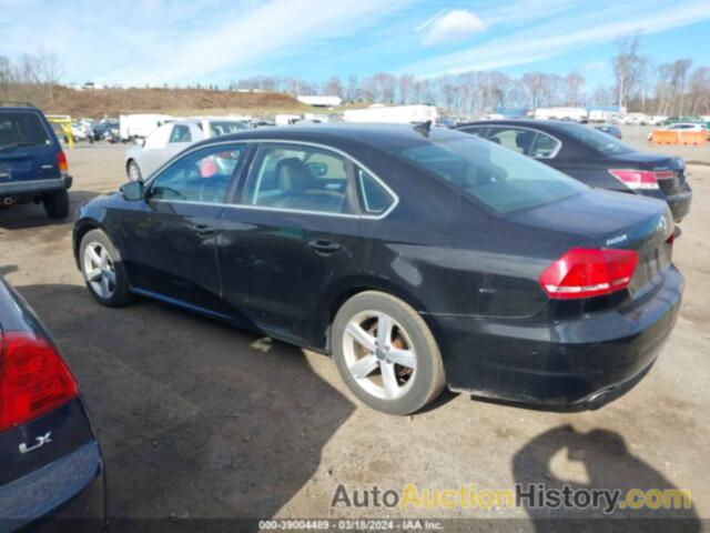 VOLKSWAGEN PASSAT 2.5L SE, 1VWBP7A39DC026054