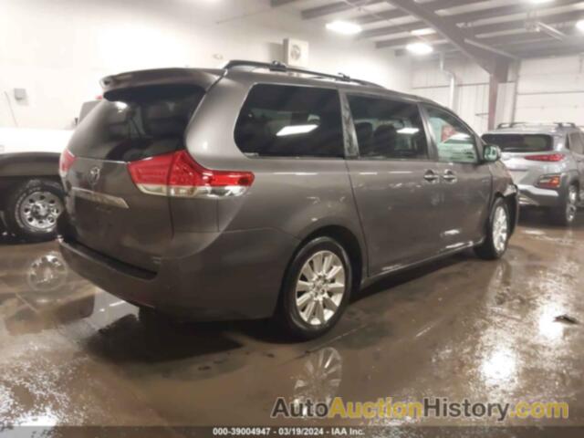 TOYOTA SIENNA LIMITED, 5TDDK3DC6BS029956