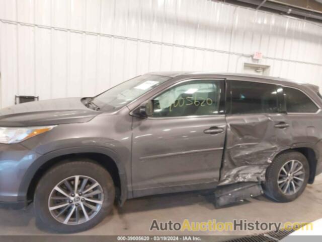 TOYOTA HIGHLANDER XLE, 5TDJZRFH6KS593875