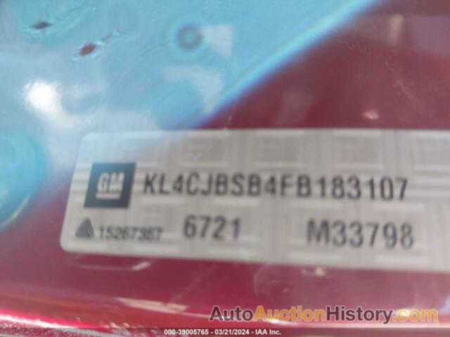 BUICK ENCORE CONVENIENCE, KL4CJBSB4FB183107