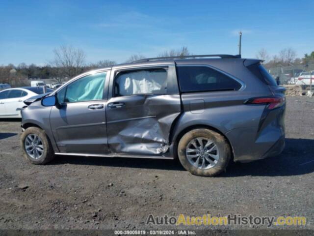 TOYOTA SIENNA XLE, 5TDYRKEC2MS070285