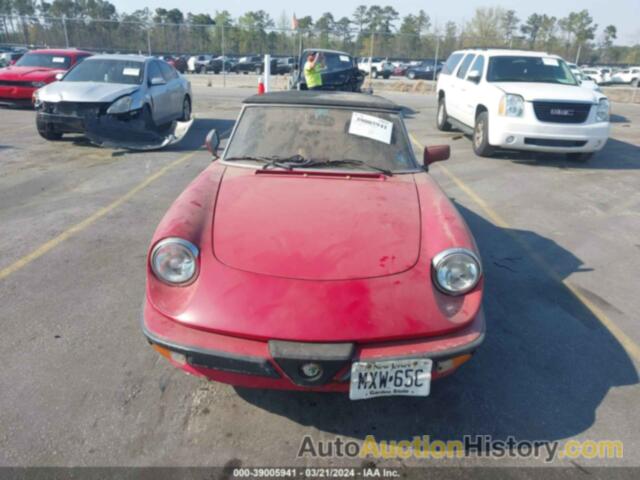 ALFA ROMEO SPIDER VELOCE, ZARBA5585H1048722