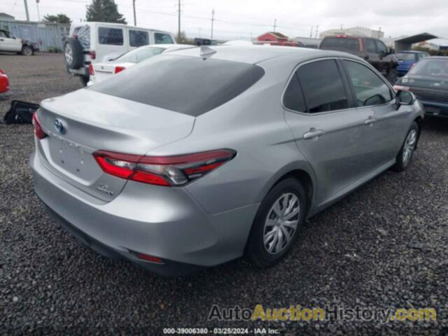 TOYOTA CAMRY LE HYBRID, 4T1C31AK7MU030861