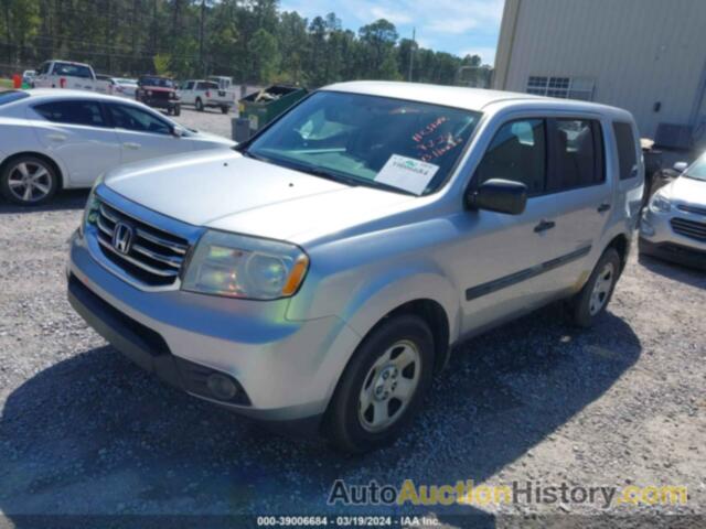 HONDA PILOT LX, 5FNYF3H21DB044881