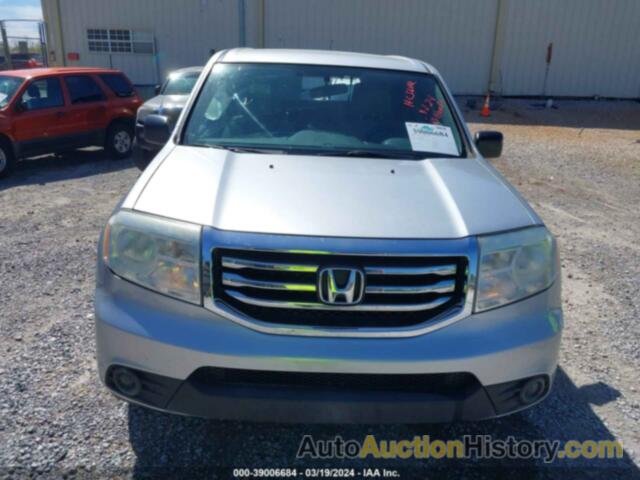 HONDA PILOT LX, 5FNYF3H21DB044881