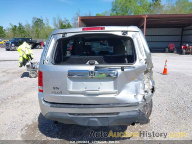 HONDA PILOT LX, 5FNYF3H21DB044881