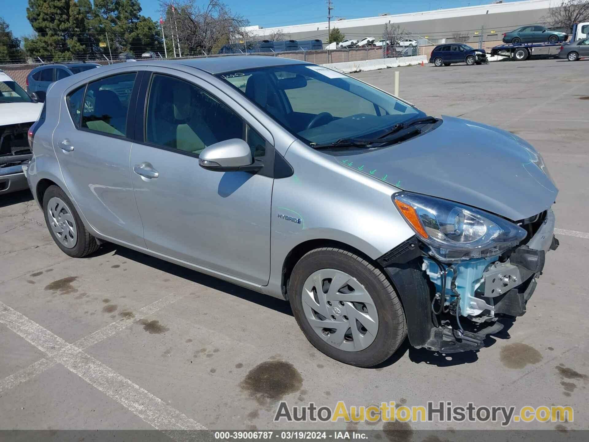 TOYOTA PRIUS C ONE, JTDKDTB38G1120106