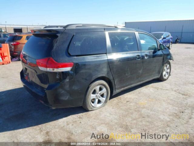 TOYOTA SIENNA LE V6 8 PASSENGER, 5TDKK3DC1DS346859