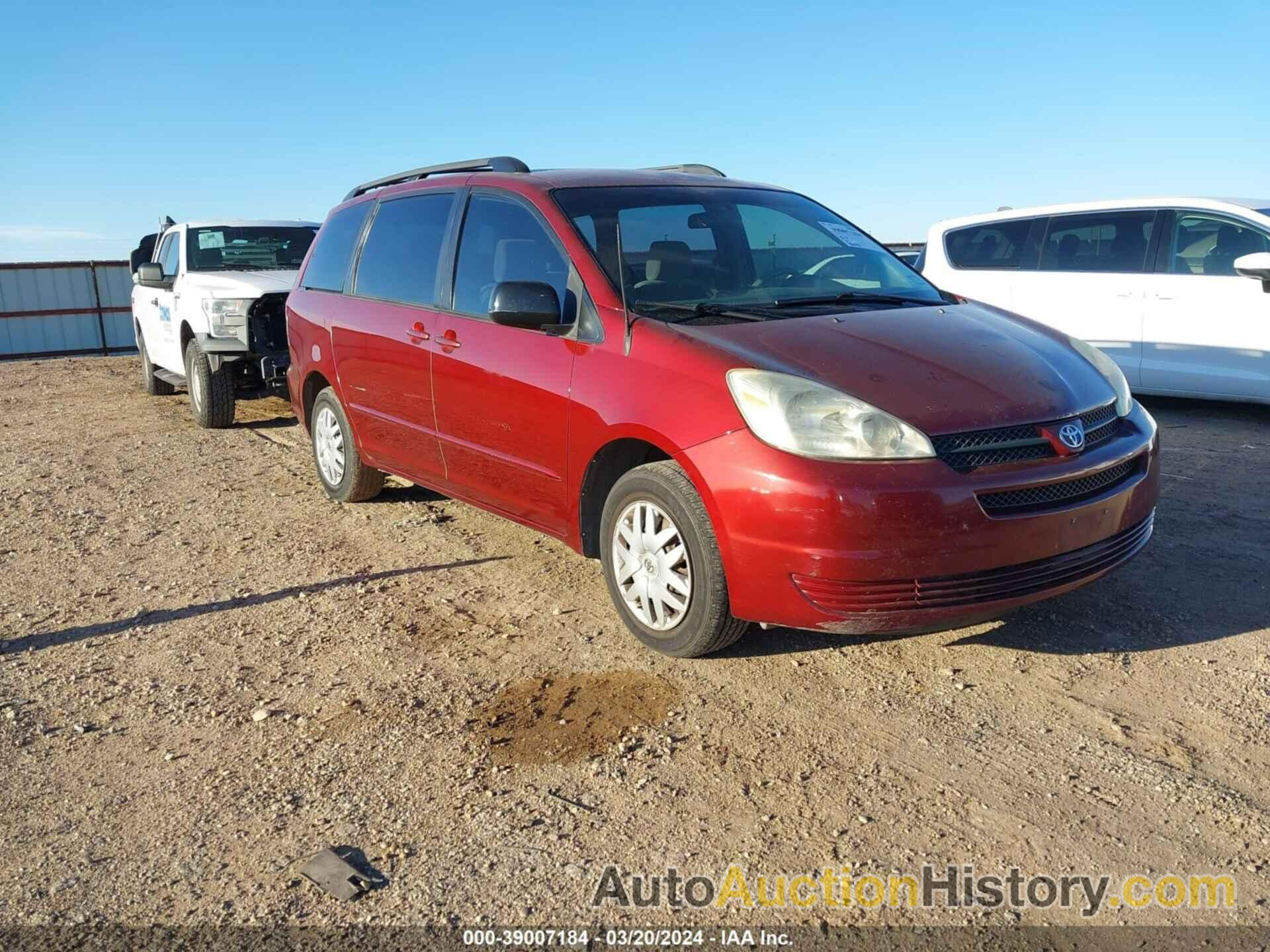 TOYOTA SIENNA CE/LE, 5TDZA23C35S341497