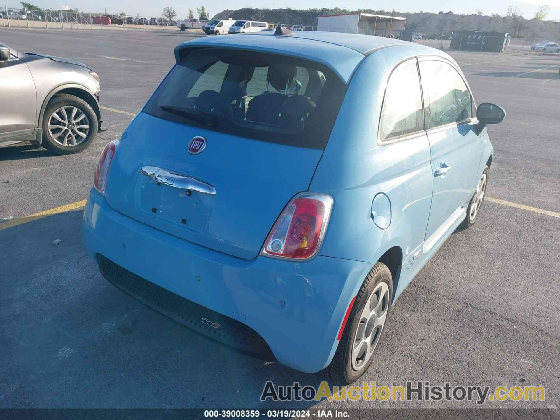 FIAT 500E BATTERY ELECTRIC, 3C3CFFGE2GT155280
