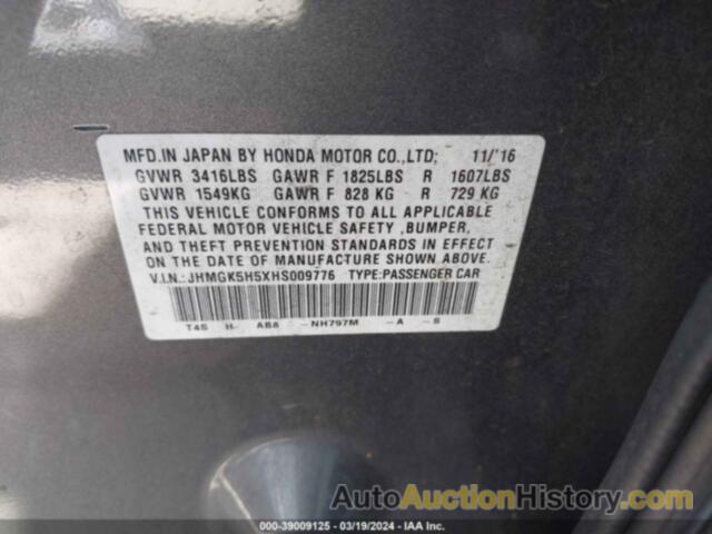 HONDA FIT LX, JHMGK5H5XHS009776