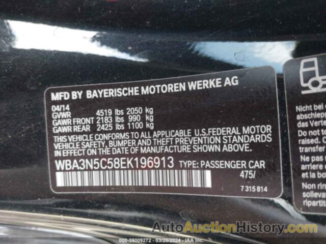 BMW 428I XI, WBA3N5C58EK196913