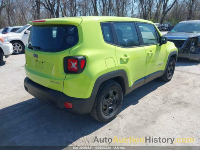 JEEP RENEGADE SPORT FWD, ZACCJAAB1HPF01551