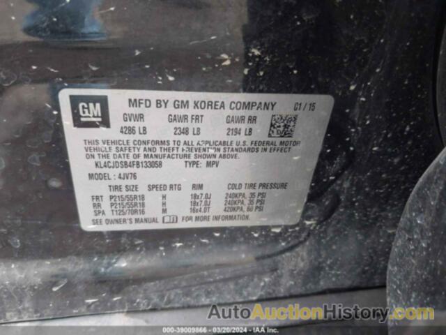 BUICK ENCORE PREMIUM, KL4CJDSB4FB133058