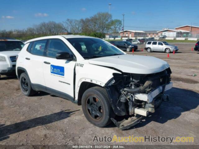 JEEP COMPASS SPORT FWD, 3C4NJCABXJT326896