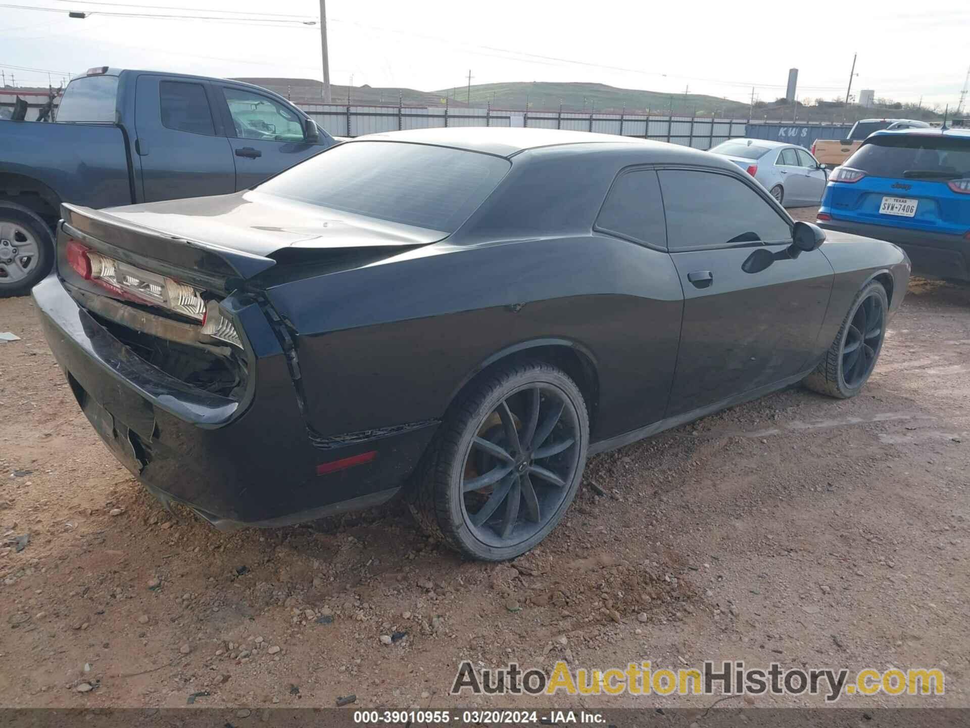 DODGE CHALLENGER SXT, 2C3CDYAG0DH609218