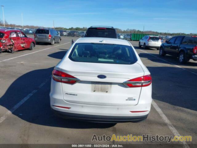 FORD FUSION HYBRID SEL, 3FA6P0MU8KR125761