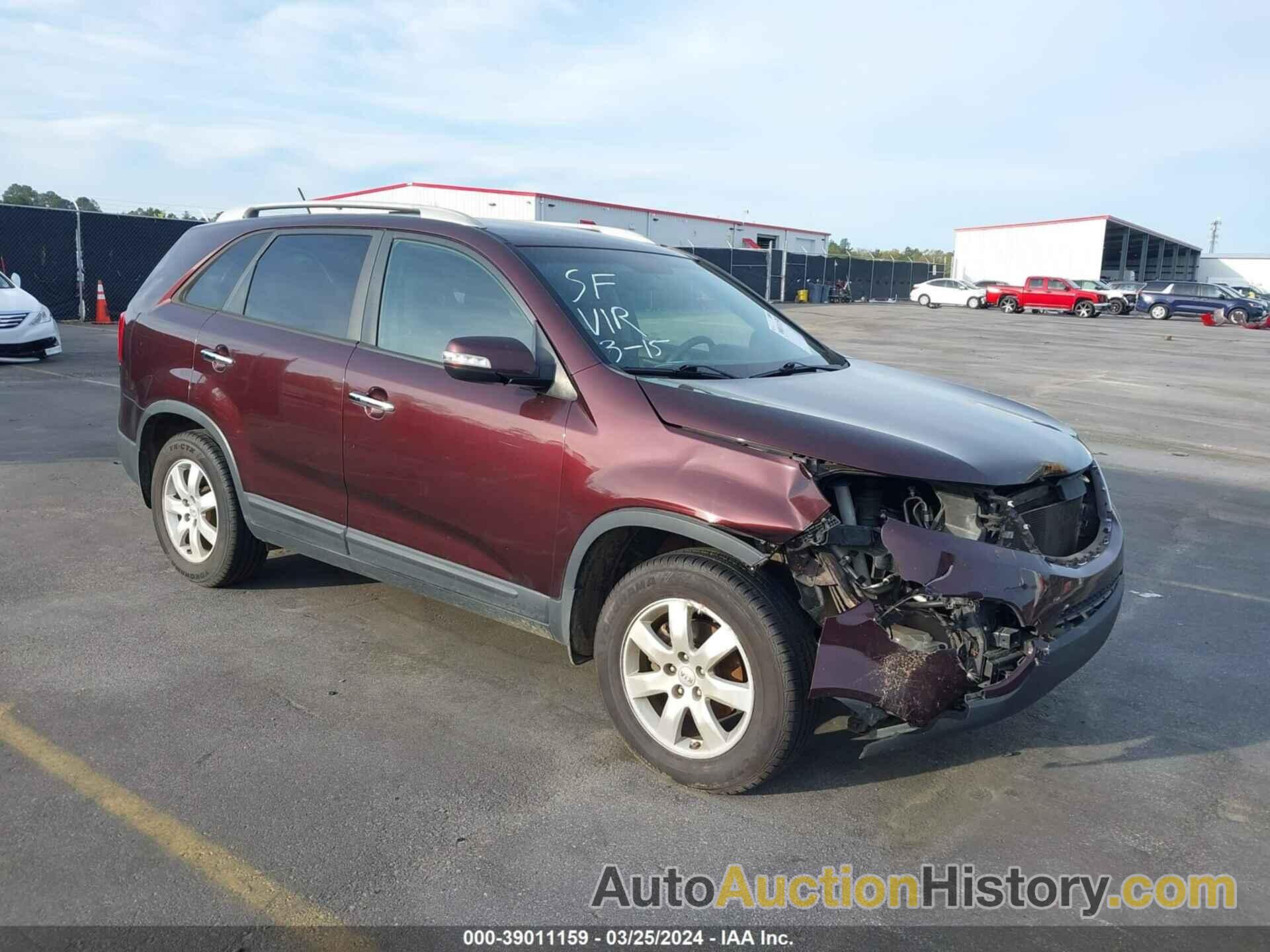 KIA SORENTO LX, 5XYKT3A61DG337751