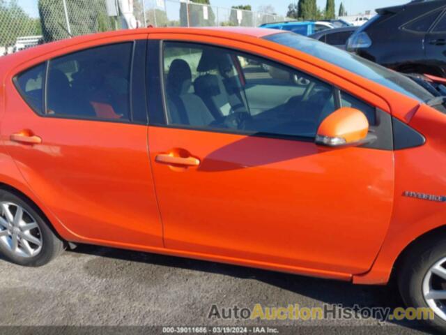 TOYOTA PRIUS C THREE, JTDKDTB37C1016247