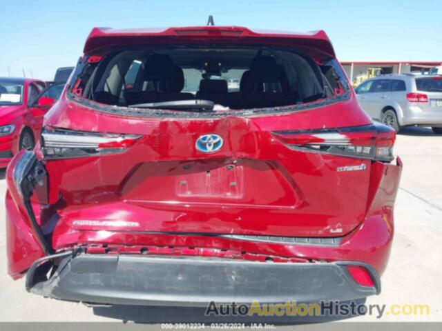 TOYOTA HIGHLANDER HYBRID LE, 5TDZARAH6PS519221