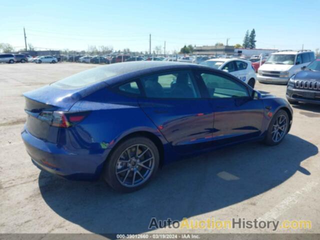 TESLA MODEL 3 REAR-WHEEL DRIVE, 5YJ3E1EA8NF304384