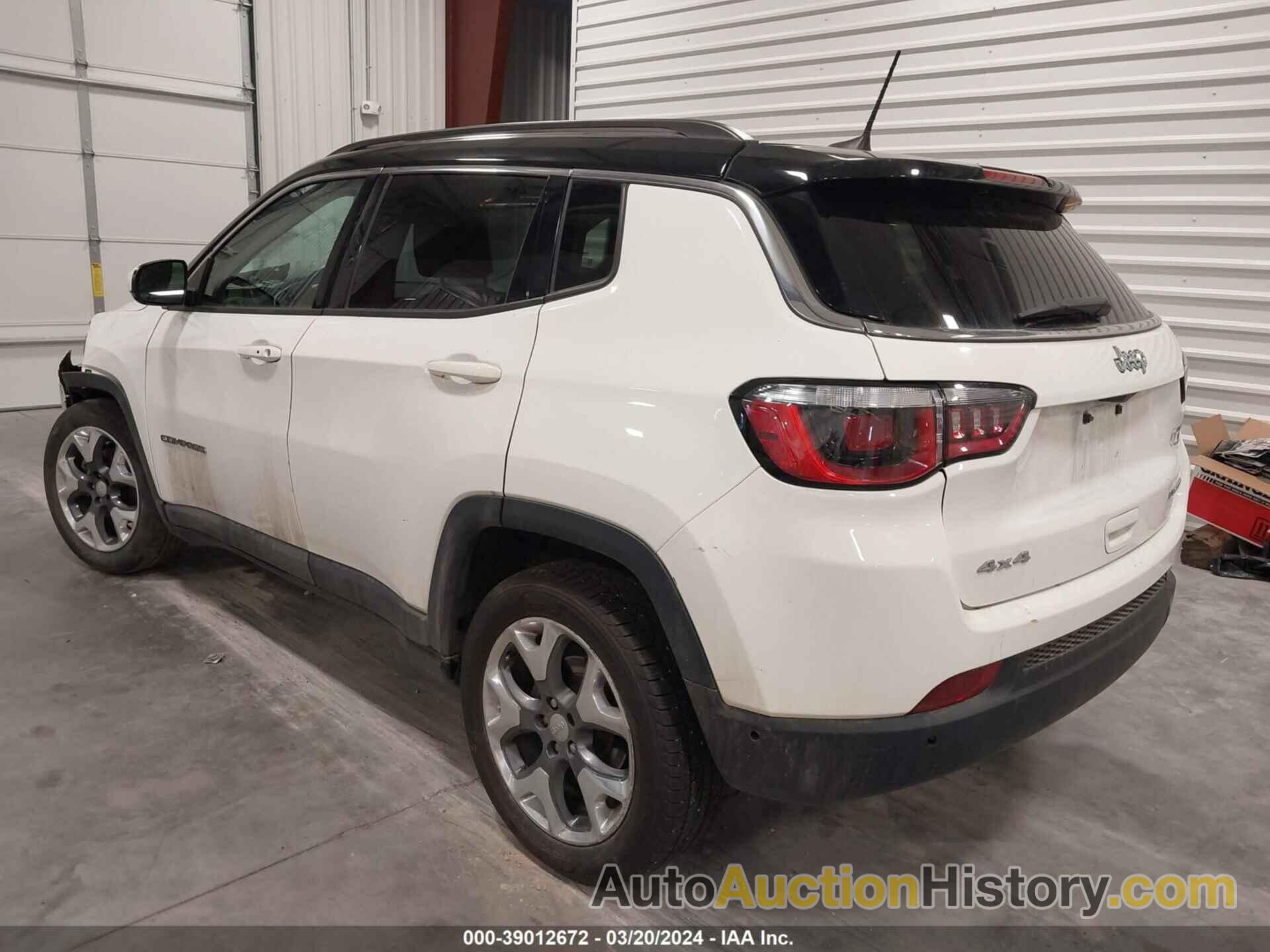 JEEP COMPASS LIMITED 4X4, 3C4NJDCB3KT596184