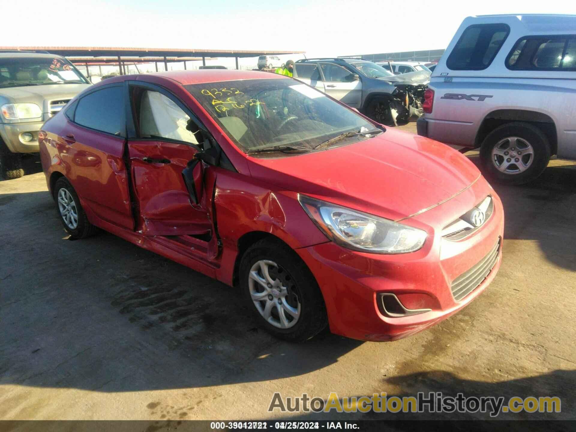 HYUNDAI ACCENT GLS, KMHCT4AE5DU293202