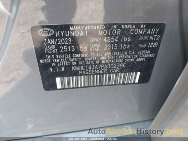 HYUNDAI SONATA SEL, KMHL14JA7PA302796