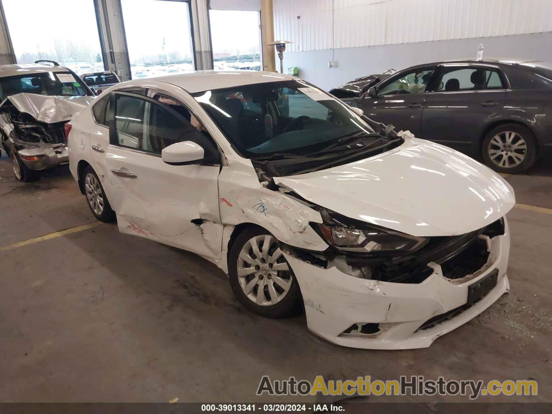 NISSAN SENTRA S, 3N1AB7AP4JY339261