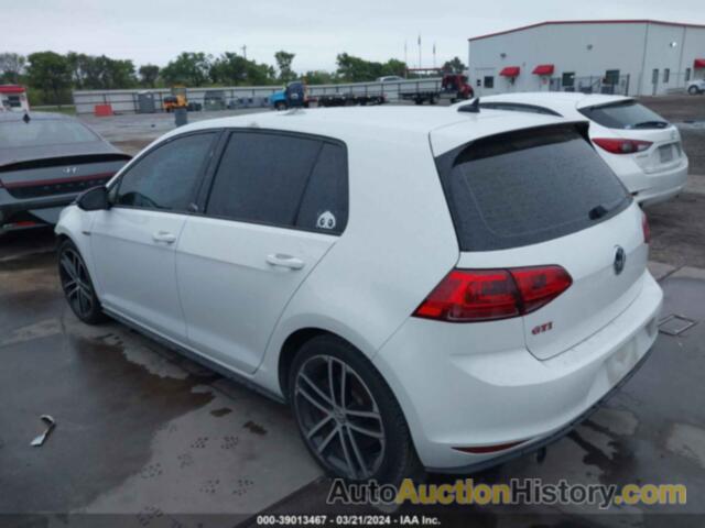 VOLKSWAGEN GOLF GTI AUTOBAHN 4-DOOR/S 4-DOOR/SE 4-DOOR/SPORT 4-DOOR, 3VW447AU4HM041821