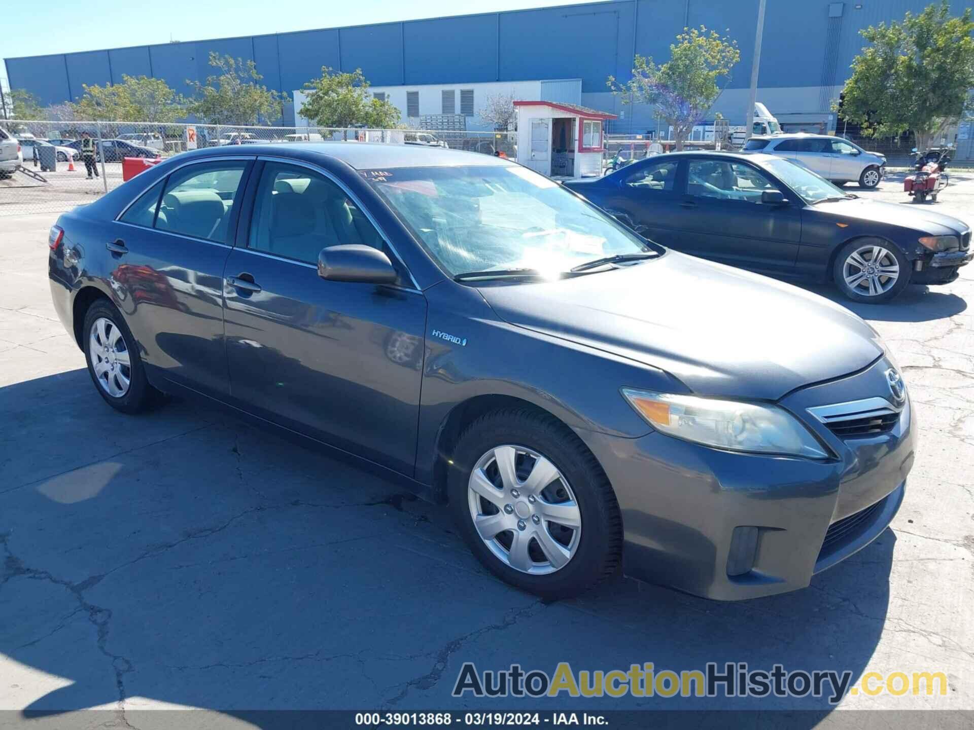 TOYOTA CAMRY HYBRID, 4T1BB3EK6BU136333