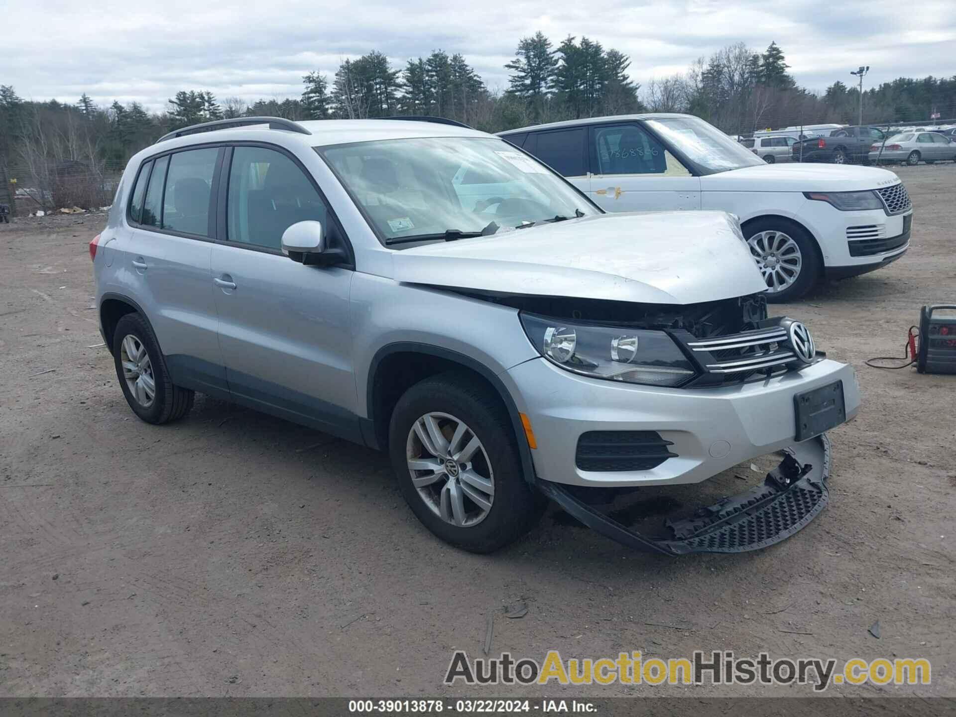 VOLKSWAGEN TIGUAN S, WVGBV7AX7GW606087