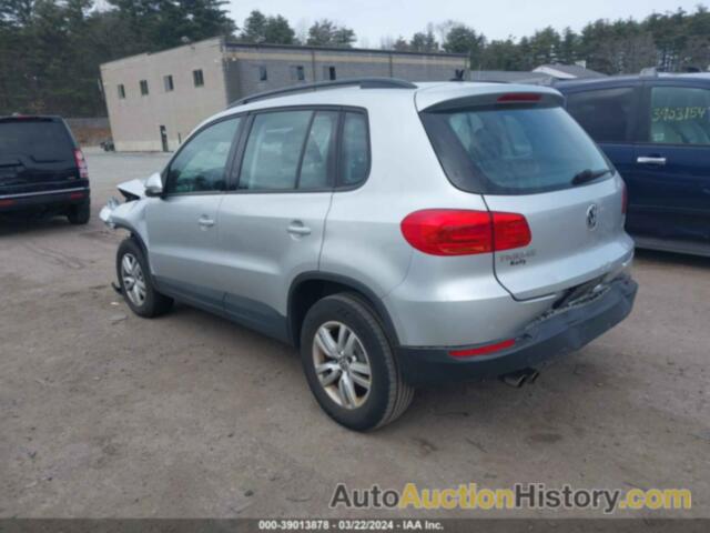 VOLKSWAGEN TIGUAN S, WVGBV7AX7GW606087