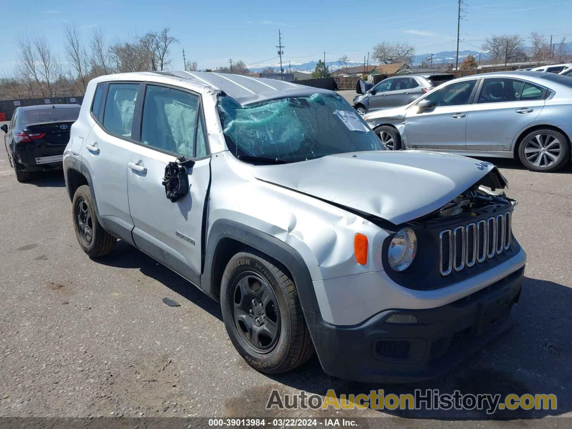 JEEP RENEGADE SPORT FWD, ZACCJAAB1HPE50522