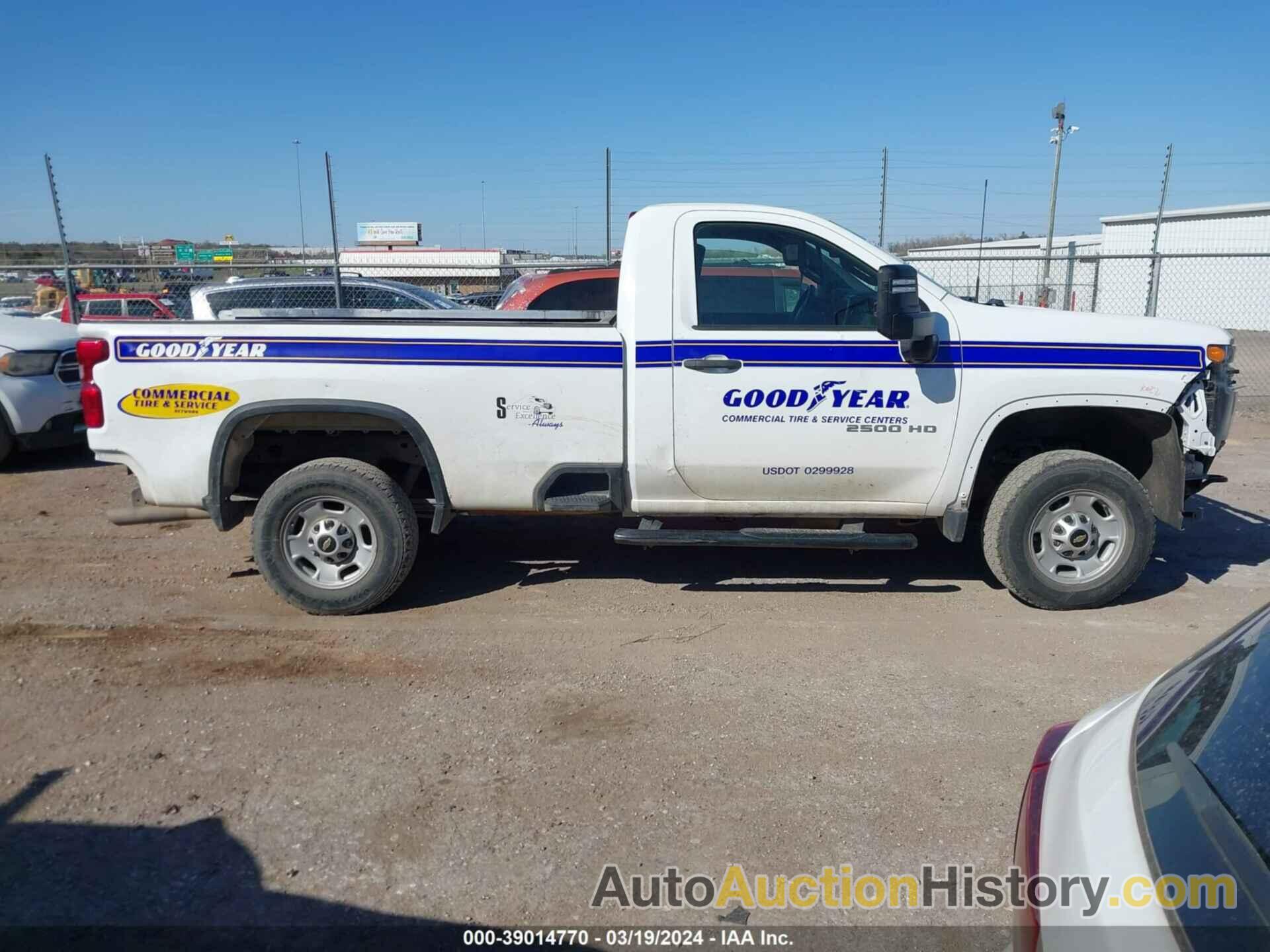 CHEVROLET SILVERADO 2500HD 2WD REGULAR CAB LONG BED WT, 1GC0WLE7XMF151758