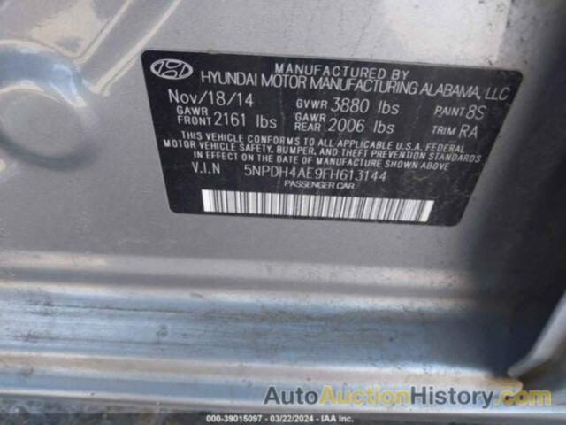 HYUNDAI ELANTRA SE, 5NPDH4AE9FH613144