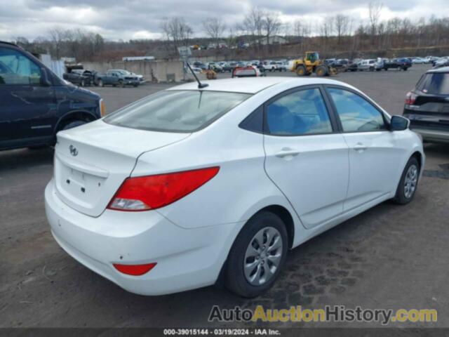 HYUNDAI ACCENT SE, KMHCT4AE7GU125016