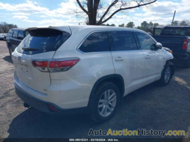 TOYOTA HIGHLANDER LE, 5TDZARFH3ES004733