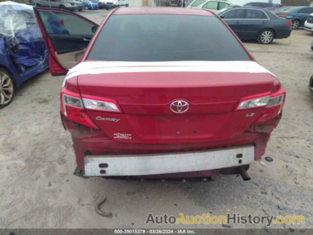 TOYOTA CAMRY L/LE/SE/XLE/SE SPORT LIMITED EDITION, 4T4BF1FK8CR198315
