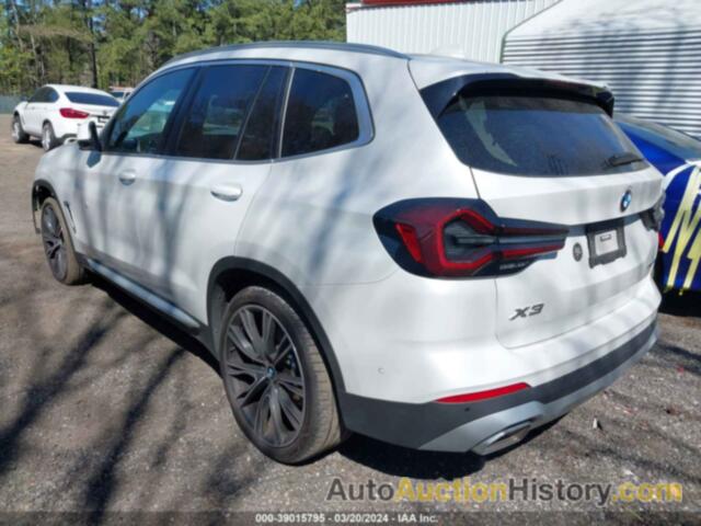 BMW X3 XDRIVE30I, 5UX53DP05P9N74205