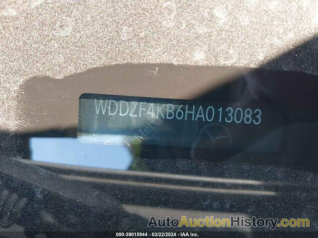 MERCEDES-BENZ E 300 4MATIC, WDDZF4KB6HA013083