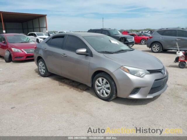 TOYOTA COROLLA LE, 2T1BURHE3GC626949